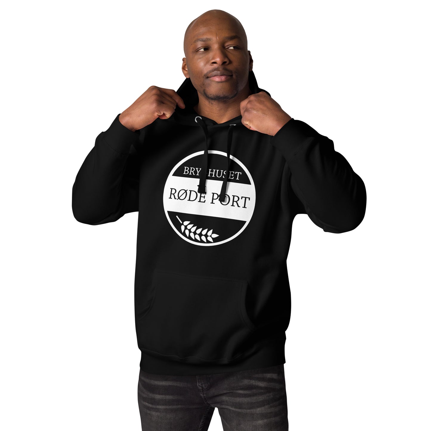 Unisex Hoodie med logo - Streetwear design i blød bomuld med kængurulomme