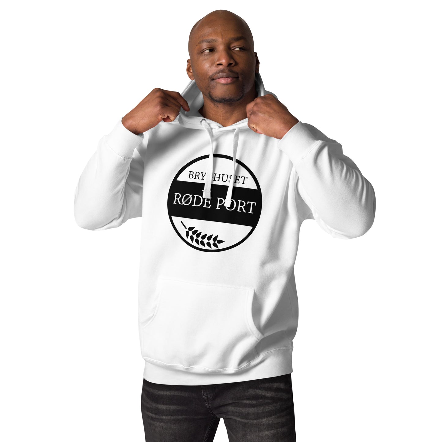 Unisex Hoodie med logo - Streetwear design i blød bomuld med kængurulomme